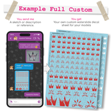 Full Custom Decal Sheet