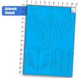 Stencil Aircraft Wings