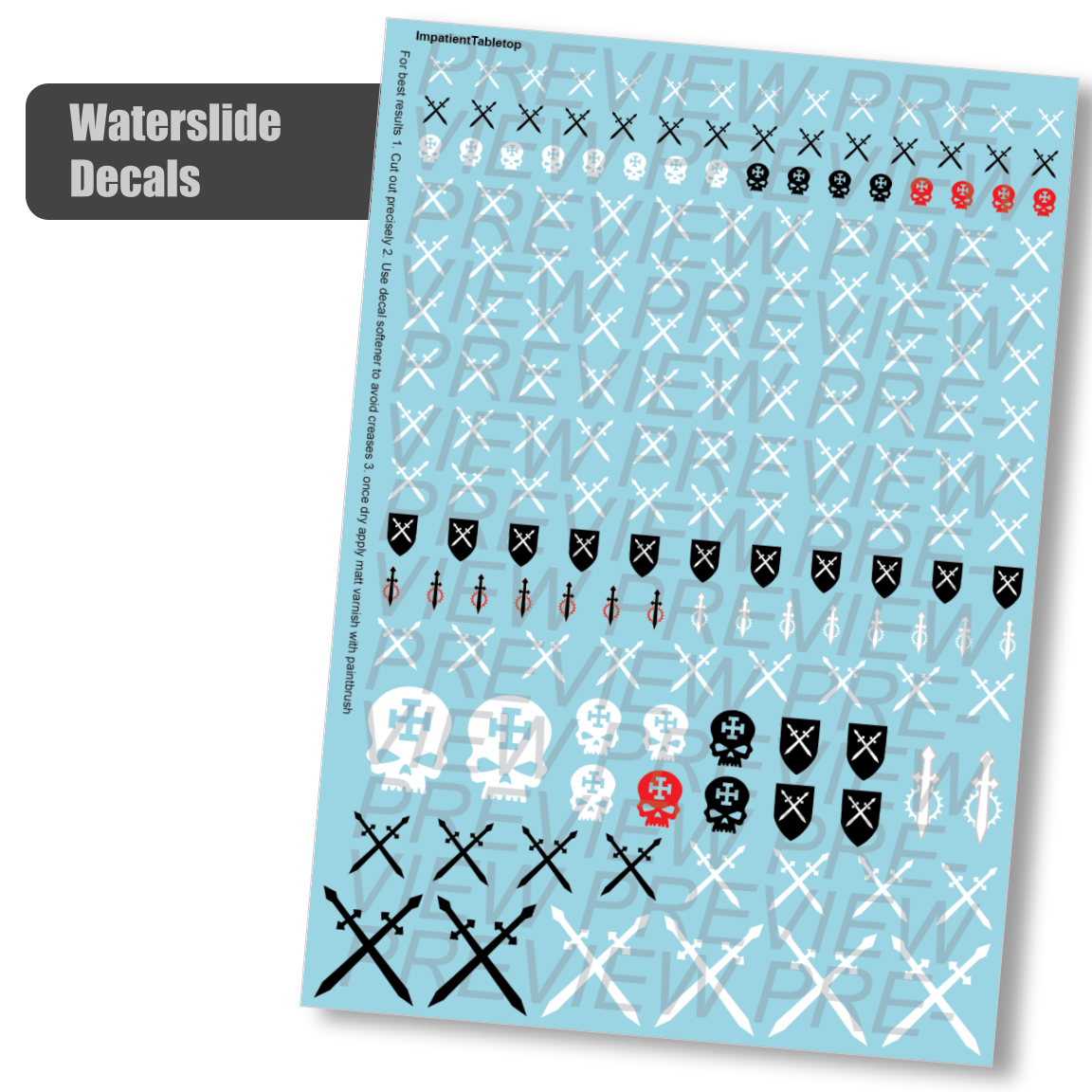 Crossed Blades and Skull