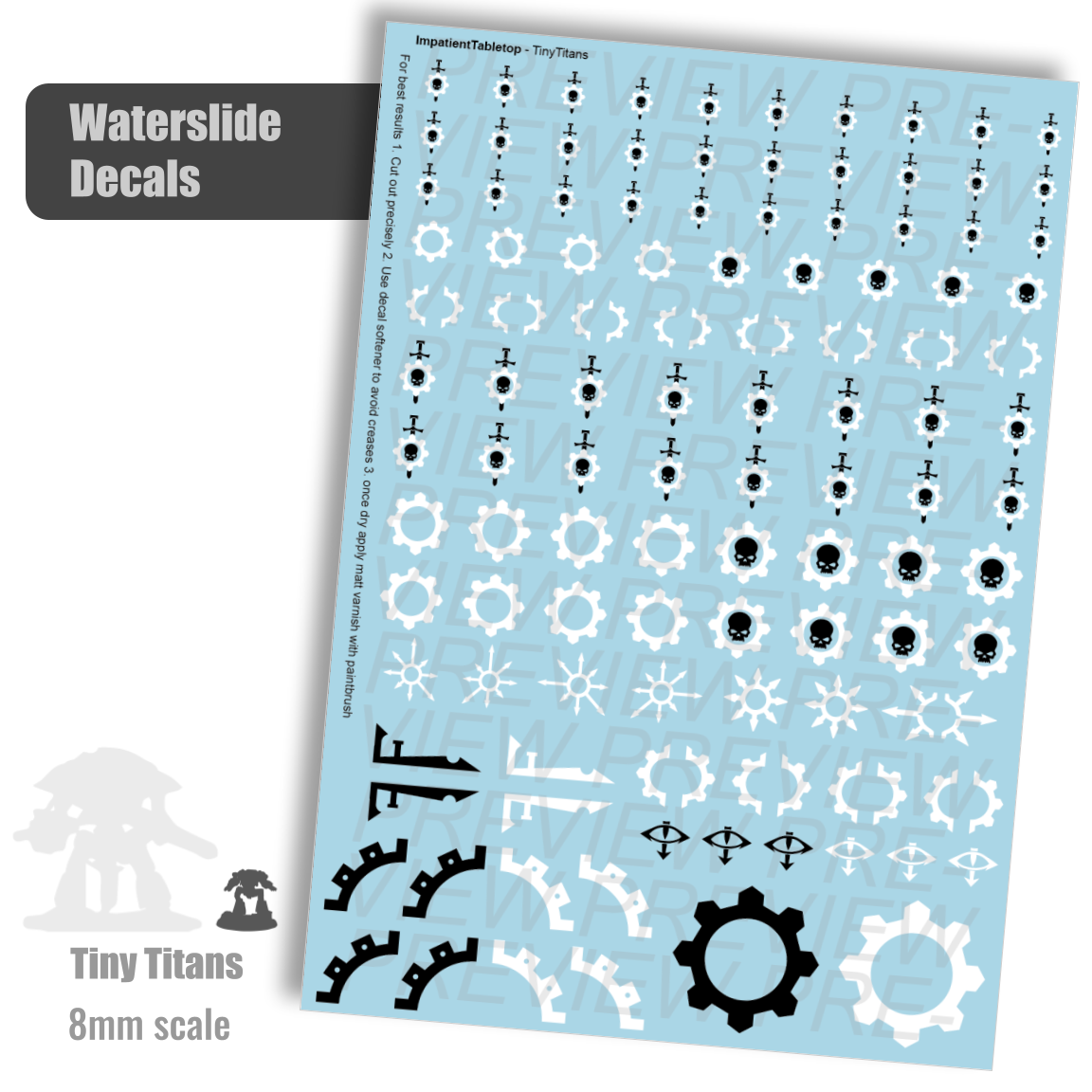 Skull Sword Cog Tiny Titan