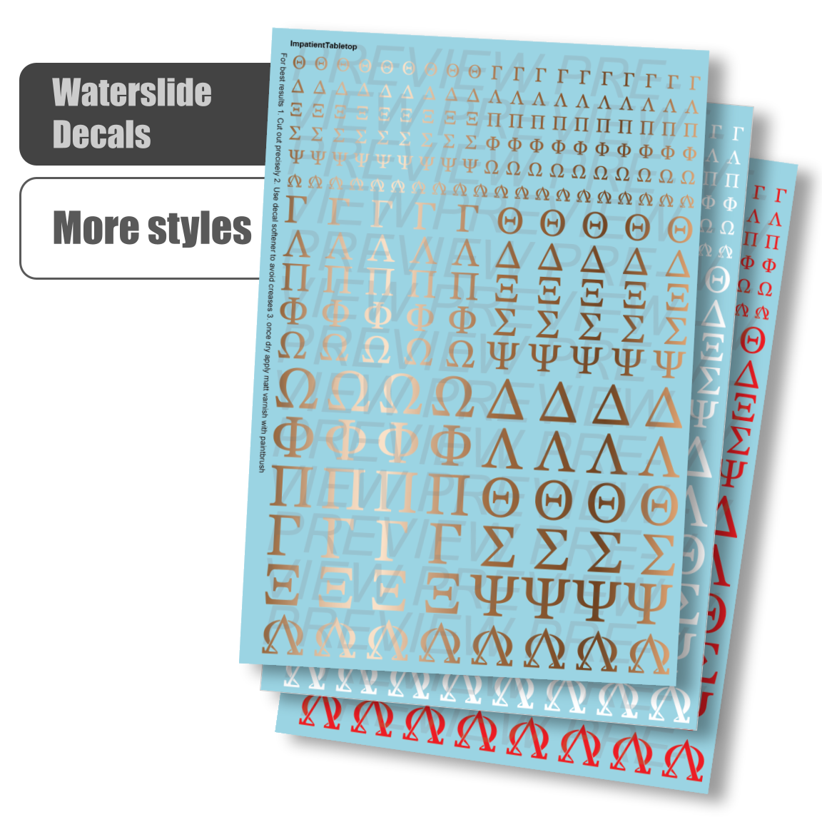 Greek Letters