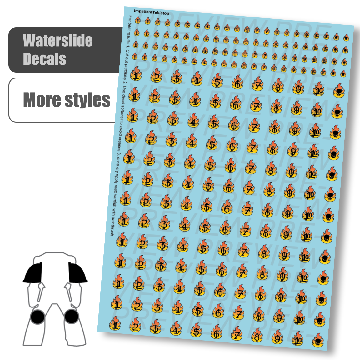 Squad Markings Flames