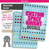 Custom Space Knights Decal Sheet
