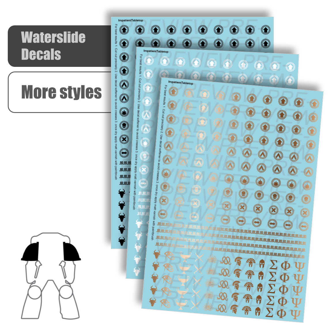 Squad Markings Greek