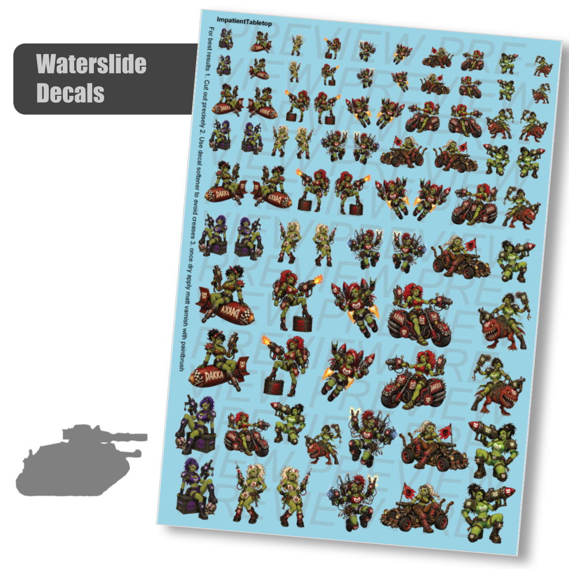 Orc Pin-ups
