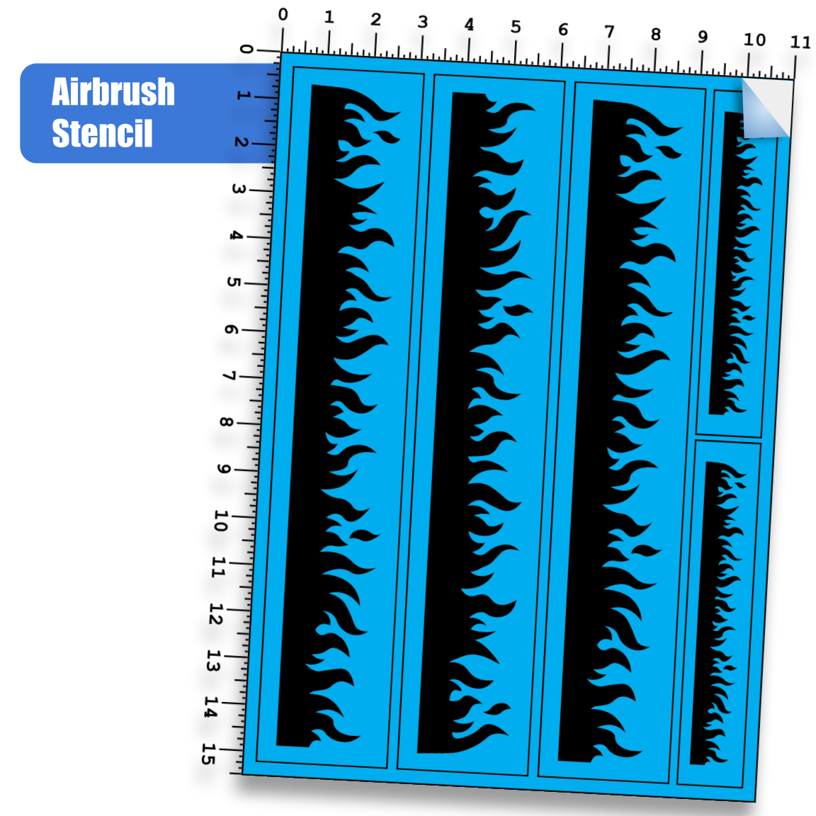 Stencil Flame Patterns 1