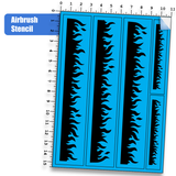 Stencil Flame Patterns 1