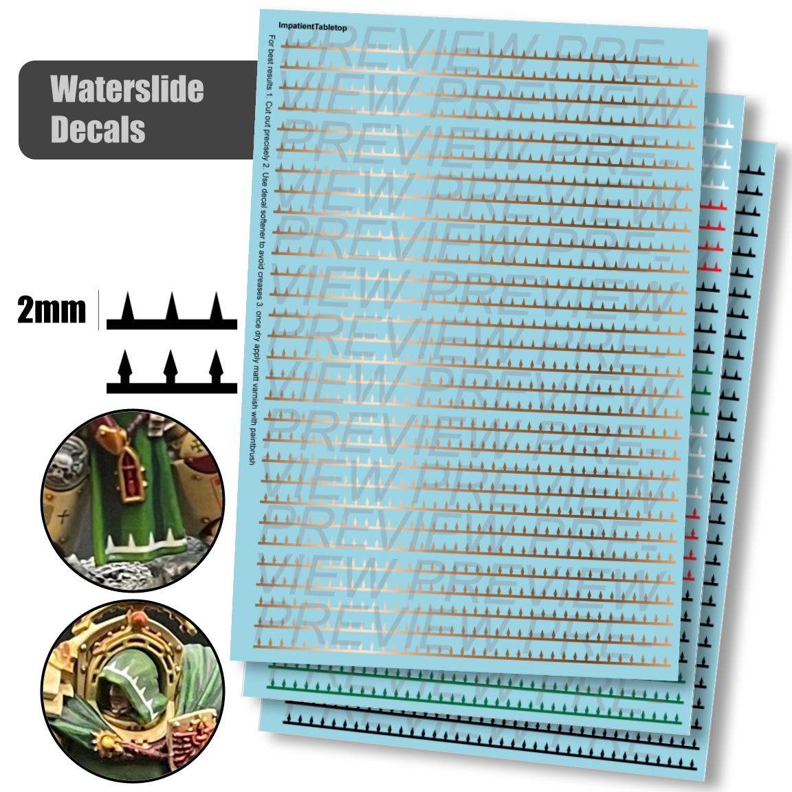 Just Robe Trim Patterns 1 Triangles