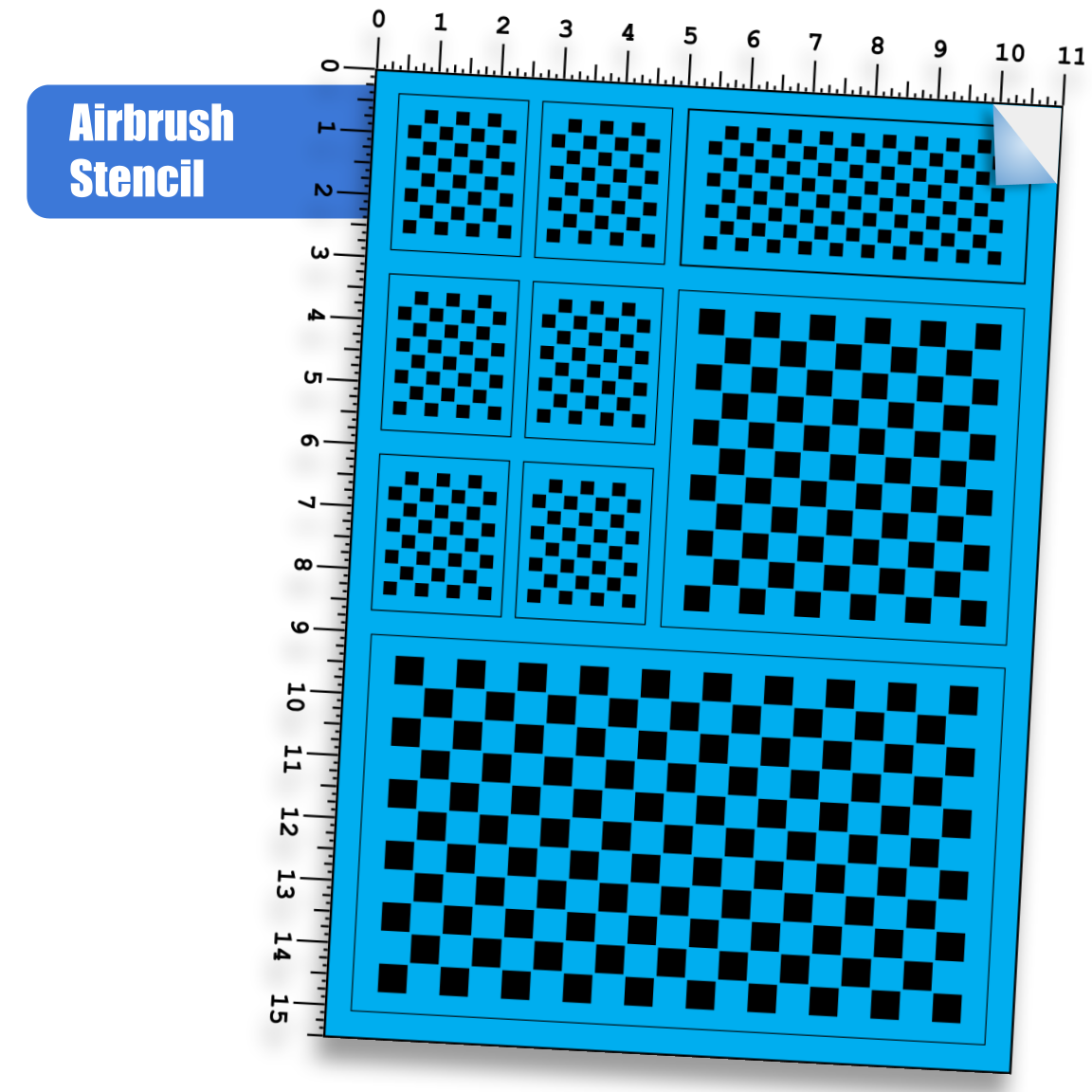 Stencil Checker Pattern