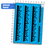 Stencil Flame Patterns 2