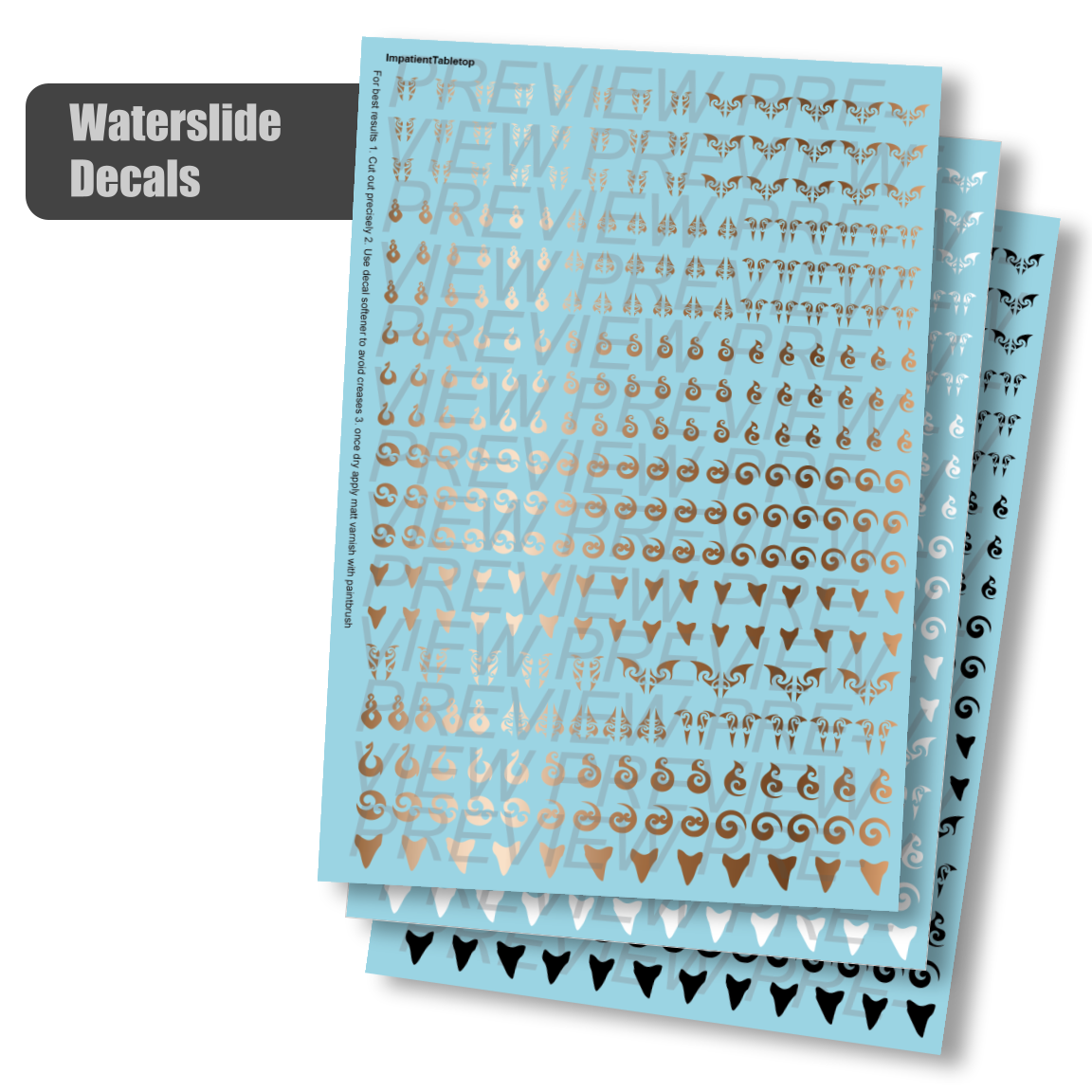 Squad Markings Tribal Shark Veteran