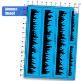 Stencil Flame Patterns 3