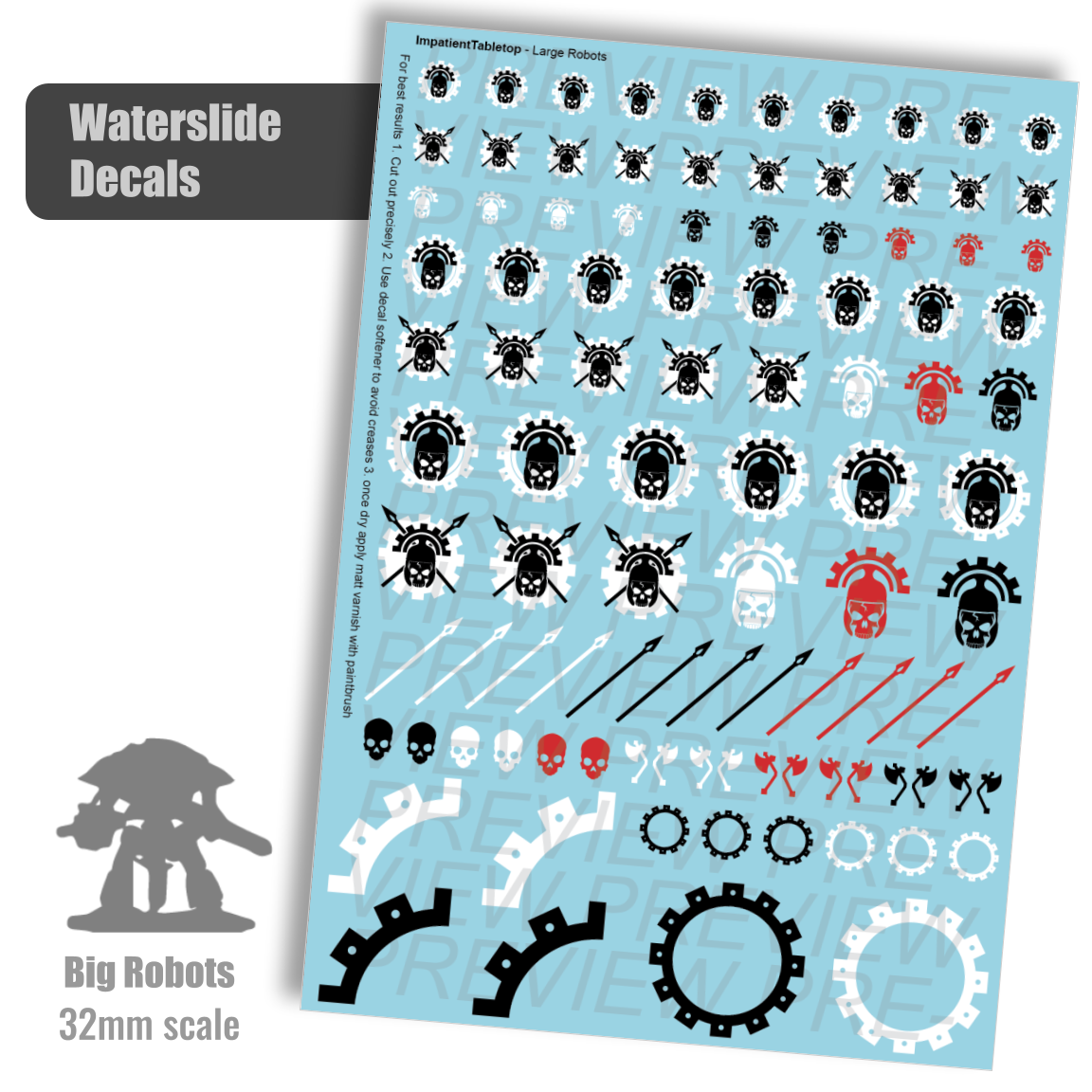 Roman Helmet Cog Big Robots