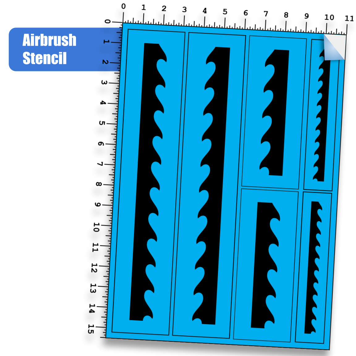 Stencil Wave Patterns 1