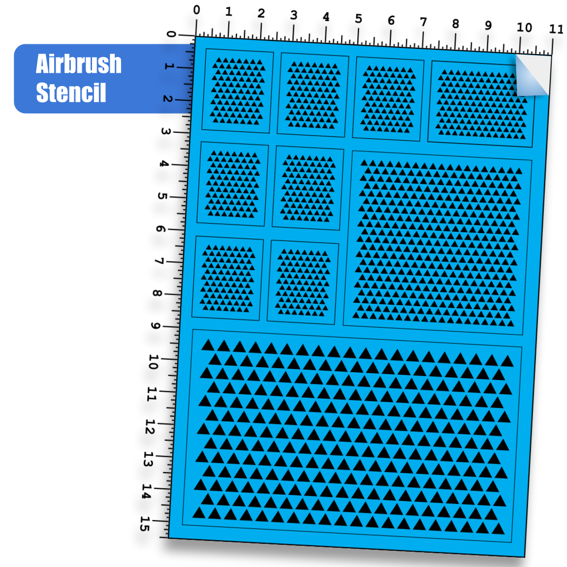 Stencil Triangle Pattern