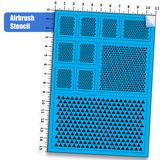 Stencil Triangle Pattern