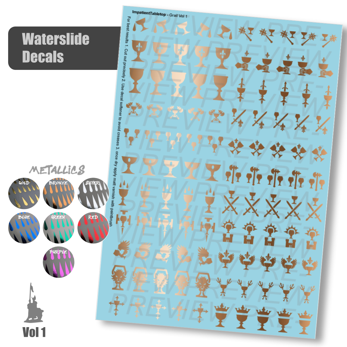 Fantasy Heraldry Grail Knights