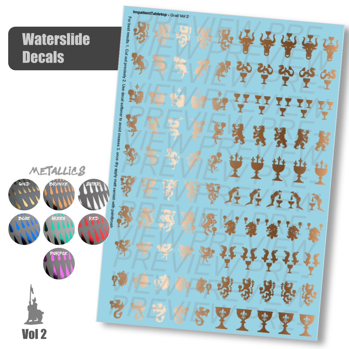 Fantasy Heraldry Grail Knights