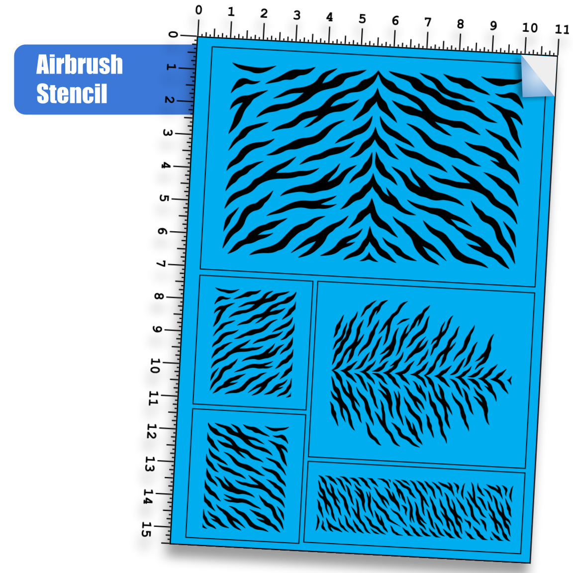 Stencil Tiger Pattern