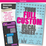 Full Custom Decal Sheet