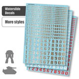 Just Numbers Stencil