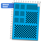 Stencil Checker Pattern