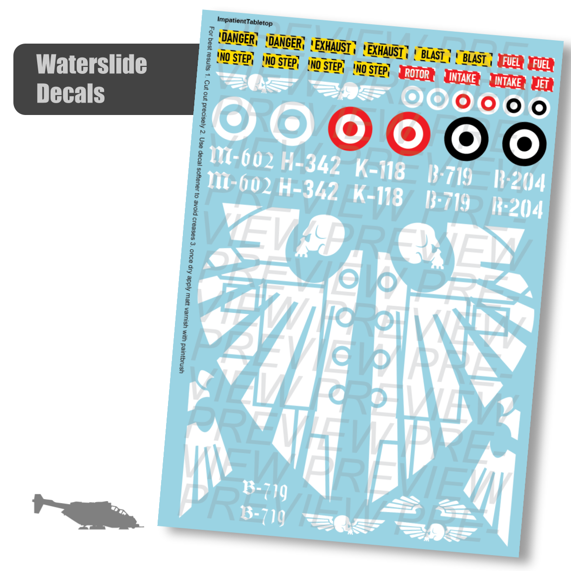 Wargaming Waterslide Decals – ImpatientTabletop