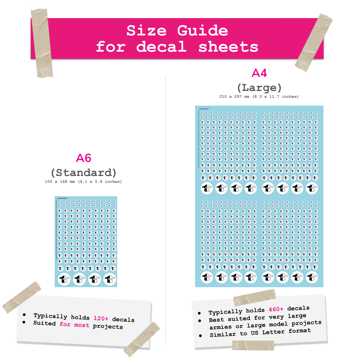 On-Demand Decal Sheet